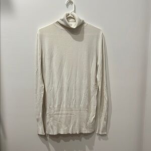 Men's Cream Turtleneck Sweater
